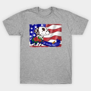 Patriotic Damatian T-Shirt